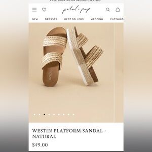 7 Westin Platform Sandal